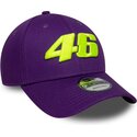 gorra-curva-violeta-ajustable-9forty-wordmark-de-valentino-rossi-vr46-motogp-de-new-era