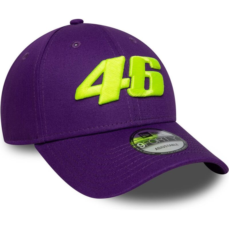 gorra-curva-violeta-ajustable-9forty-wordmark-de-valentino-rossi-vr46-motogp-de-new-era