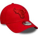 gorra-curva-roja-ajustable-con-logo-rojo-9forty-outline-de-chicago-bulls-nba-de-new-era