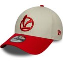 gorra-curva-roja-y-beige-ajustable-9forty-contrast-visor-vespa-piaggio-de-new-era