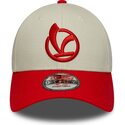 gorra-curva-roja-y-beige-ajustable-9forty-contrast-visor-vespa-piaggio-de-new-era