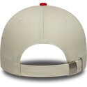 gorra-curva-roja-y-beige-ajustable-9forty-contrast-visor-vespa-piaggio-de-new-era