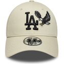 gorra-curva-beige-ajustable-con-logo-negro-9forty-outdoor-icon-de-los-angeles-dodgers-mlb-de-new-era