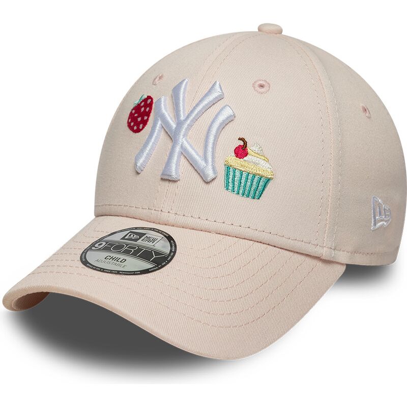 gorra-curva-rosa-ajustable-para-nino-9forty-food-icon-cupcake-de-new-york-yankees-mlb-de-new-era