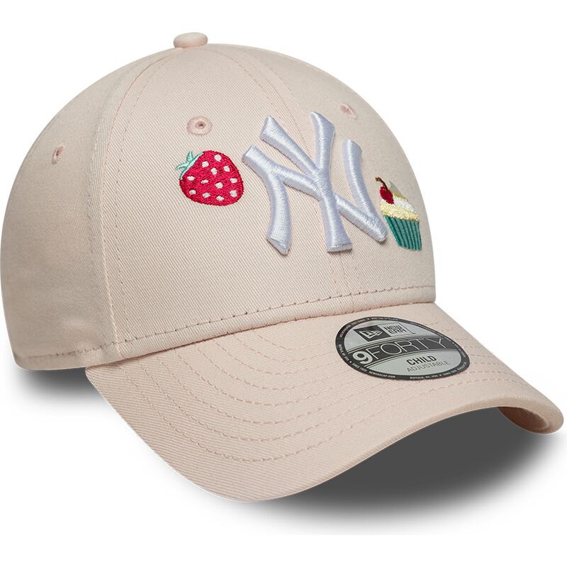 gorra-curva-rosa-ajustable-para-nino-9forty-food-icon-cupcake-de-new-york-yankees-mlb-de-new-era
