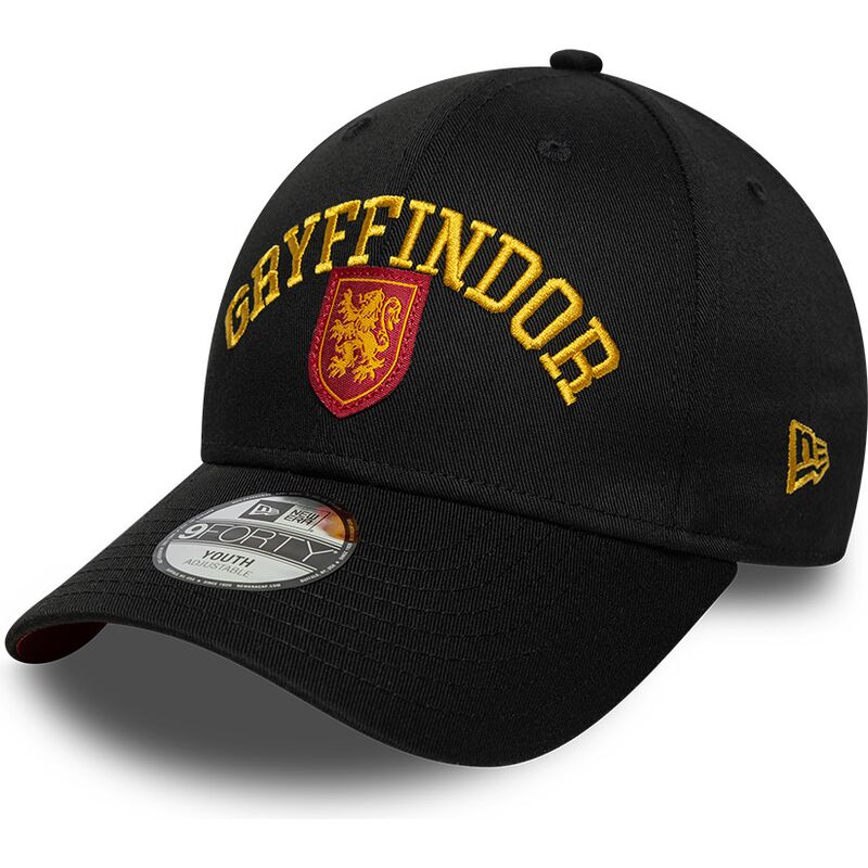 gorra-curva-negra-snapback-para-nino-9forty-wordmark-de-gryffindor-harry-potter-de-new-era gorra-curva-negra-snapback-para-nino-9forty-wordmark-de-gryffindor-harry-potter-de-new-era