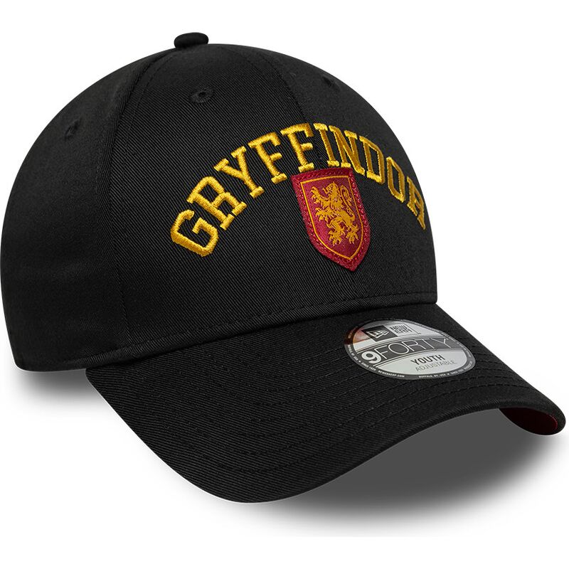 gorra-curva-negra-snapback-para-nino-9forty-wordmark-de-gryffindor-harry-potter-de-new-era gorra-curva-negra-snapback-para-nino-9forty-wordmark-de-gryffindor-harry-potter-de-new-era
