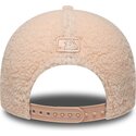 gorra-curva-rosa-snapback-para-nino-con-logo-rosa-9forty-m-crown-winter-borg-de-new-york-yankees-mlb-de-new-era