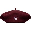 boina-granate-roja-wool-script-de-new-york-yankees-mlb-de-new-era