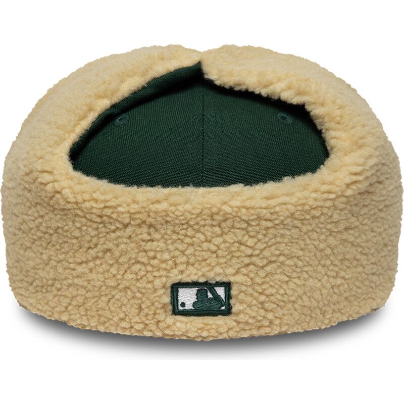 gorra-plana-verde-ajustada-59fifty-dogear-world-series-de-oakland-athletics-mlb-de-new-era