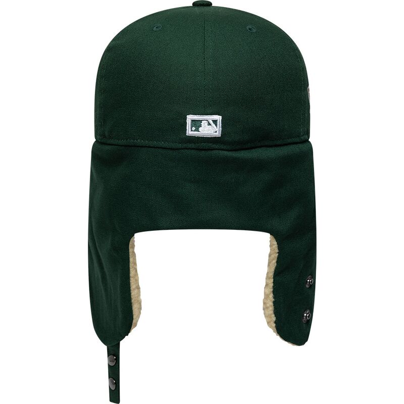 gorra-plana-verde-ajustada-59fifty-dogear-world-series-de-oakland-athletics-mlb-de-new-era