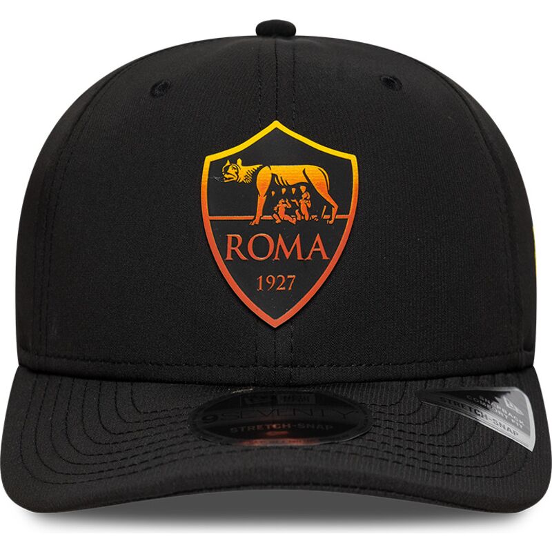 gorra-curva-negra-snapback-9seventy-stretch-snap-repreve-de-associazione-sportiva-roma-serie-a-de-new-era