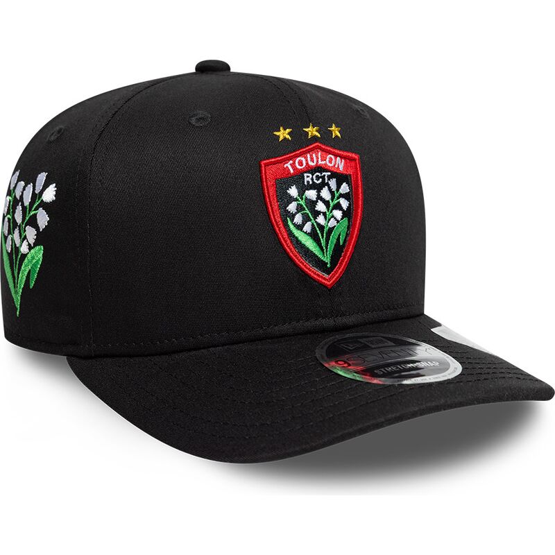 gorra-curva-negra-snapback-9seventy-stretch-snap-lily-de-rugby-club-toulonnais-french-rugby-federation-ffr-de-new-era