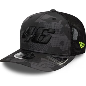 Gorra trucker camuflaje negro 9SEVENTY Stretch Snap de...