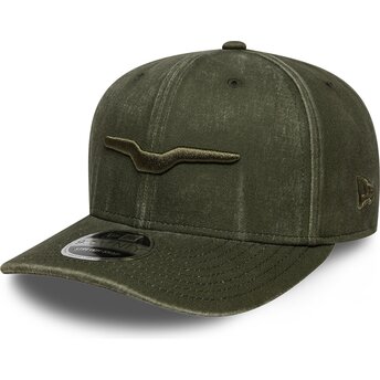 Gorra curva verde snapback con logo verde 9SEVENTY Stretch Snap Logo Moto Guzzi de New Era