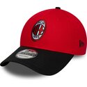 gorra-curva-roja-y-negra-ajustable-9forty-contrast-de-ac-milan-serie-a-de-new-era
