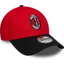 gorra-curva-roja-y-negra-ajustable-9forty-contrast-de-ac-milan-serie-a-de-new-era