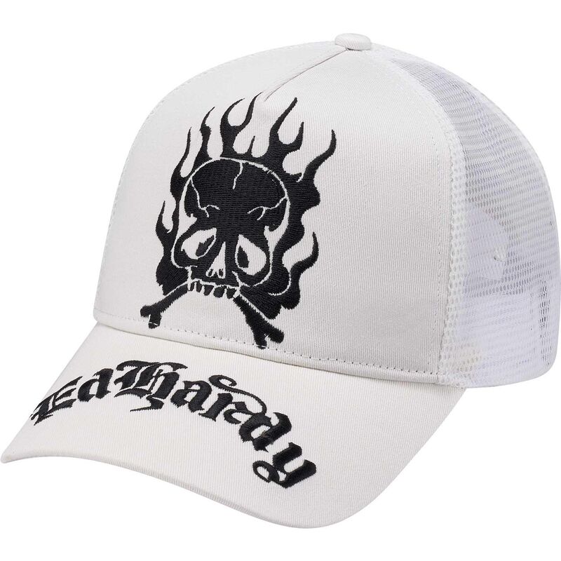 gorra-trucker-blanca-gothic-skull-in-flames-de-ed-hardy gorra-trucker-blanca-gothic-skull-in-flames-de-ed-hardy