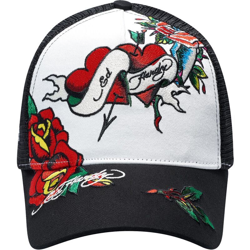 gorra-trucker-negra-y-blanca-love-ed-de-ed-hardy gorra-trucker-negra-y-blanca-love-ed-de-ed-hardy