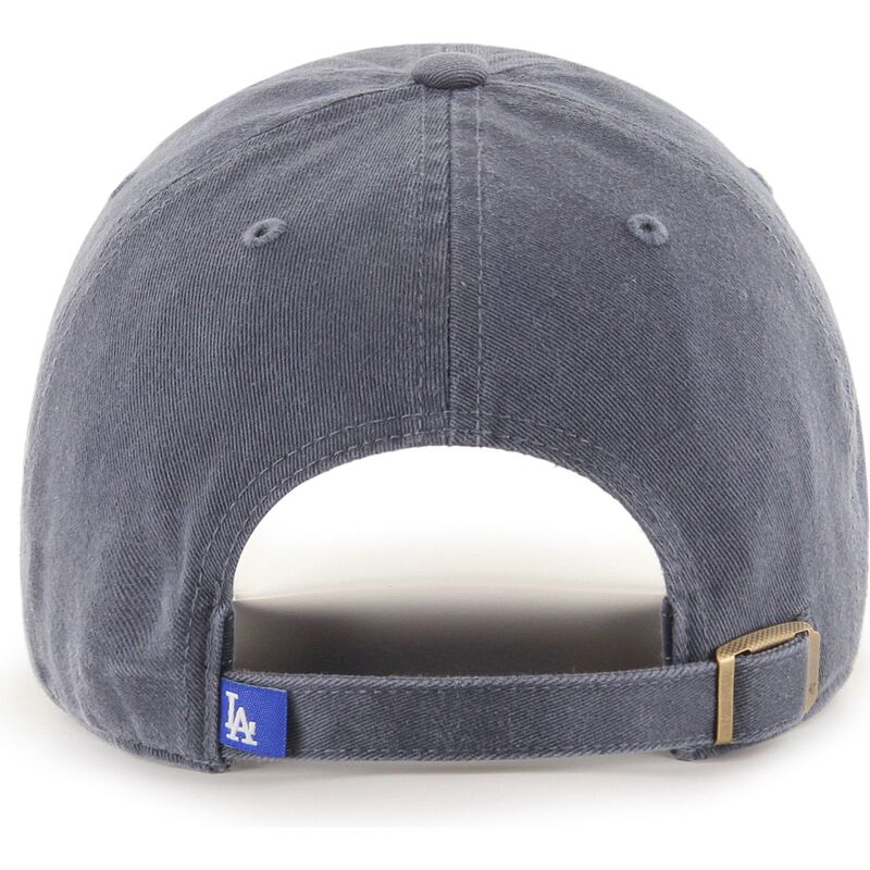 gorra-curva-gris-ajustable-clean-up-vintage-navy-de-los-angeles-dodgers-mlb-de-47-brand gorra-curva-gris-ajustable-clean-up-vintage-navy-de-los-angeles-dodgers-mlb-de-47-brand