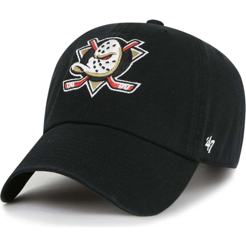 gorra-curva-negra-ajustable-clean-up-de-anaheim-ducks-nhl-de-47-brand gorra-curva-negra-ajustable-clean-up-de-anaheim-ducks-nhl-de-47-brand
