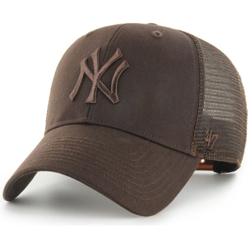 gorra-trucker-marron-con-logo-marron-mvp-branson-de-new-york-yankees-mlb-de-47-brand gorra-trucker-marron-con-logo-marron-mvp-branson-de-new-york-yankees-mlb-de-47-brand