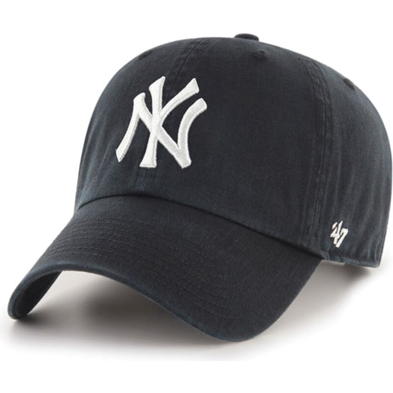 gorra-curva-negra-de-new-york-yankees-mlb-clean-up-de-47-brand