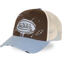 gorra-trucker-marron-y-azul-tag04-de-von-dutch