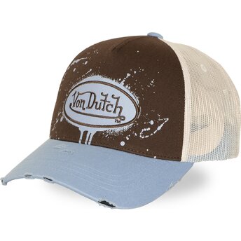 Gorra trucker marrón y azul TAG04 de Von Dutch