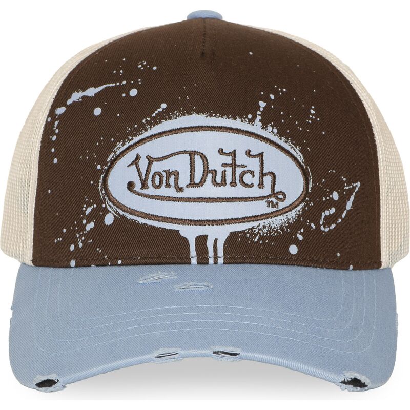 gorra-trucker-marron-y-azul-tag04-de-von-dutch