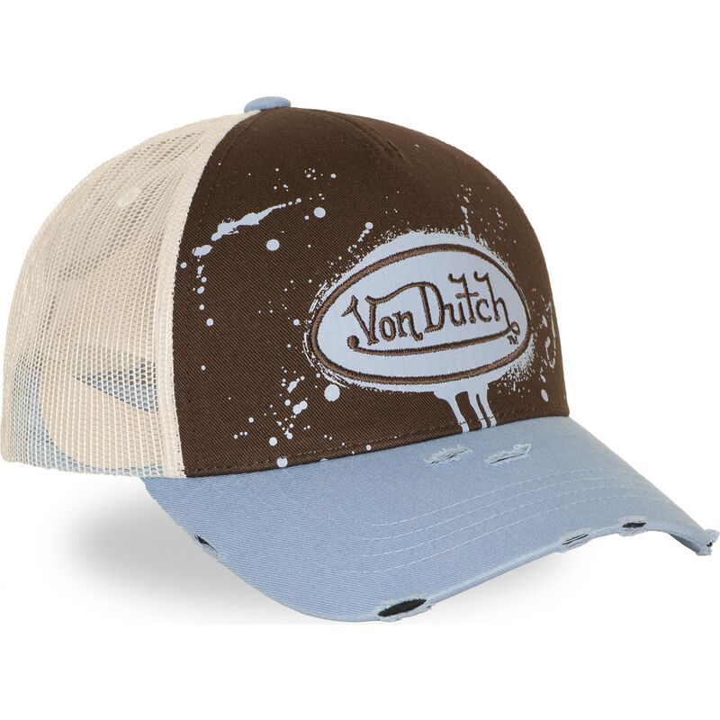 gorra-trucker-marron-y-azul-tag04-de-von-dutch