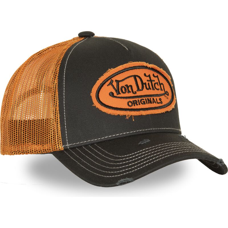 gorra-trucker-negra-y-naranja-urb05-de-von-dutch gorra-trucker-negra-y-naranja-urb05-de-von-dutch