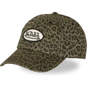 Gorra curva leopardo ajustable SOVA de Von Dutch