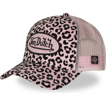 Gorra trucker leopardo y rosa VERLE de Von Dutch