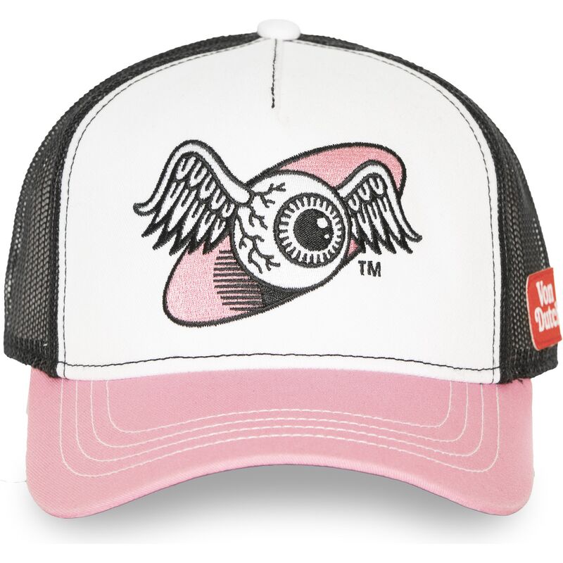 gorra-trucker-rosa-y-negra-oeil-de-von-dutch