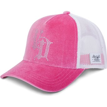 Gorra trucker rosa y blanca ROYALP de Von Dutch