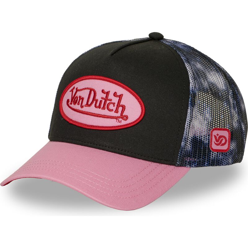 gorra-trucker-negra-y-rosa-space-de-von-dutch gorra-trucker-negra-y-rosa-space-de-von-dutch