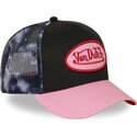gorra-trucker-negra-y-rosa-space-de-von-dutch