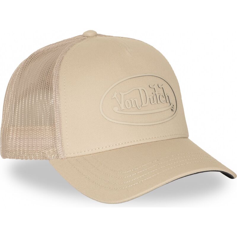 gorra-trucker-beige-log23-de-von-dutch