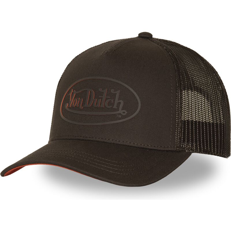 gorra-trucker-marron-log24-de-von-dutch