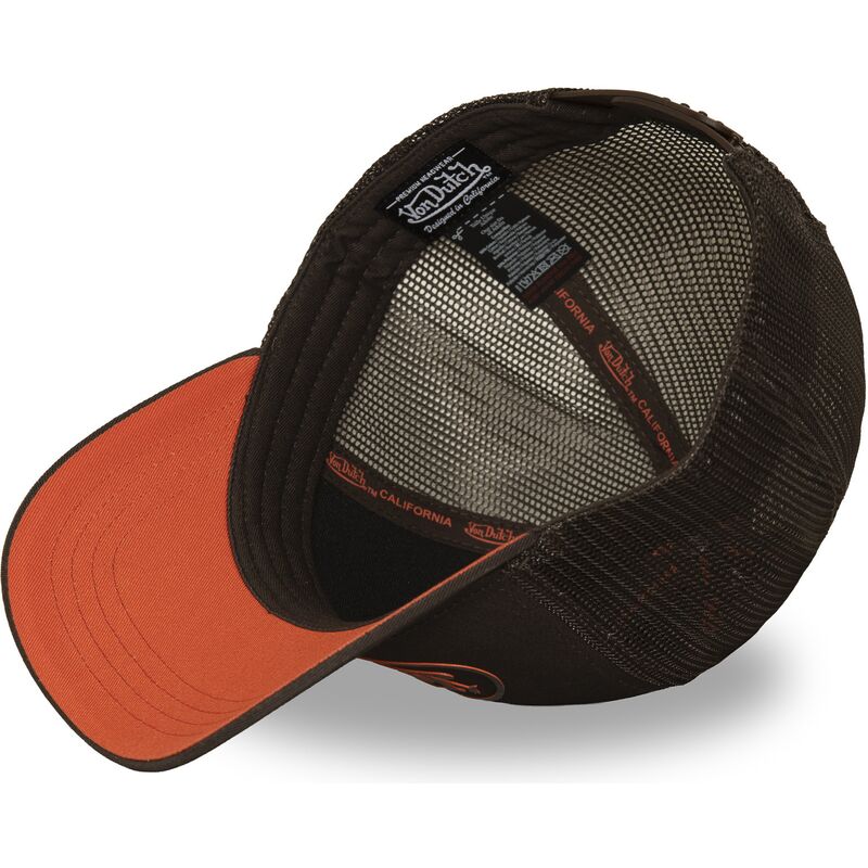 gorra-trucker-marron-log24-de-von-dutch