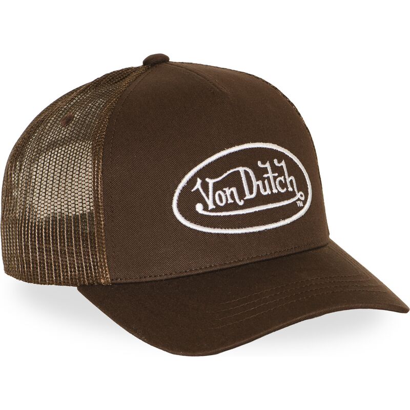 gorra-trucker-marron-ajustable-lofb51-de-von-dutch gorra-trucker-marron-ajustable-lofb51-de-von-dutch