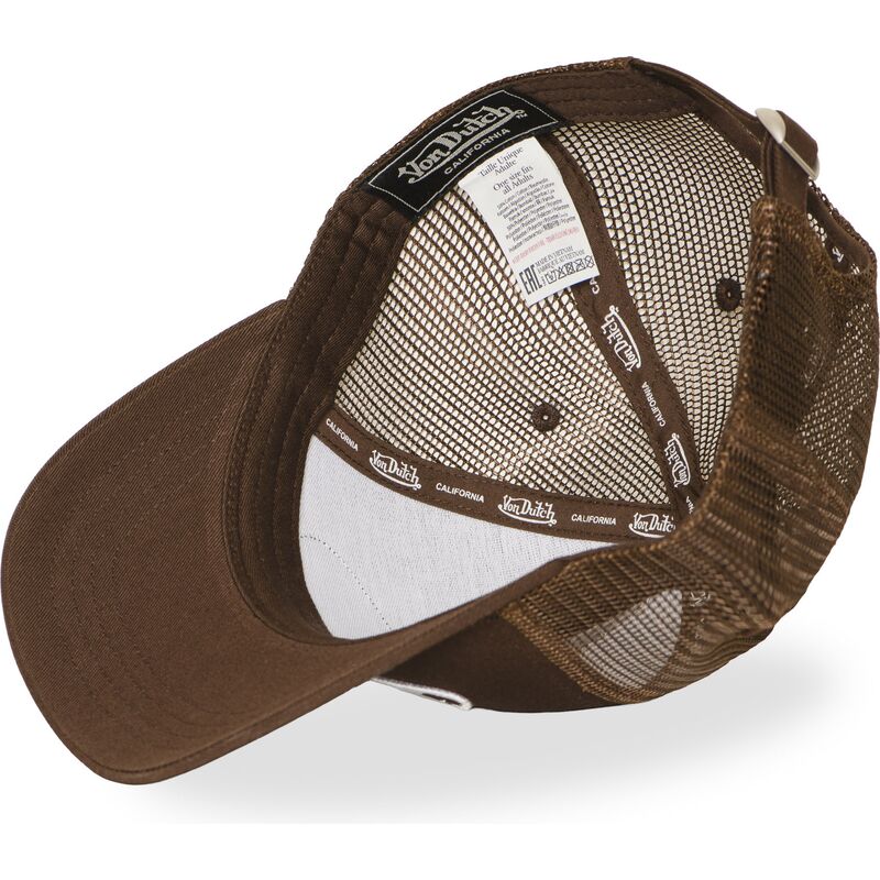 gorra-trucker-marron-ajustable-lofb51-de-von-dutch gorra-trucker-marron-ajustable-lofb51-de-von-dutch