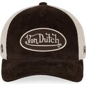 gorra-trucker-marron-y-beige-ajustable-lof-b49-de-von-dutch