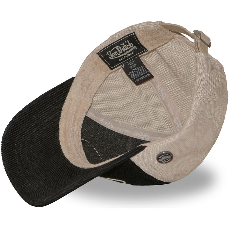 gorra-trucker-negra-y-beige-ajustable-lof-b50-de-von-dutch gorra-trucker-negra-y-beige-ajustable-lof-b50-de-von-dutch