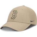 gorra-curva-beige-ajustable-con-logo-beige-club-structured-uv-poly-ripstop-de-boston-red-sox-mlb-de-nike