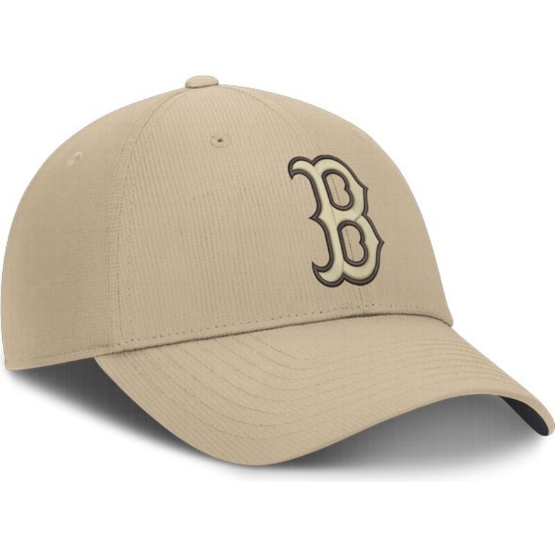 gorra-curva-beige-ajustable-con-logo-beige-club-structured-uv-poly-ripstop-de-boston-red-sox-mlb-de-nike