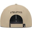 gorra-curva-beige-ajustable-con-logo-marron-structured-uv-poly-ripstop-de-oakland-athletics-mlb-de-nike