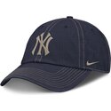gorra-curva-azul-marino-ajustable-con-logo-beige-fathers-day-club-unstructured-organic-cotton-de-new-york-yankees-mlb-de-nike