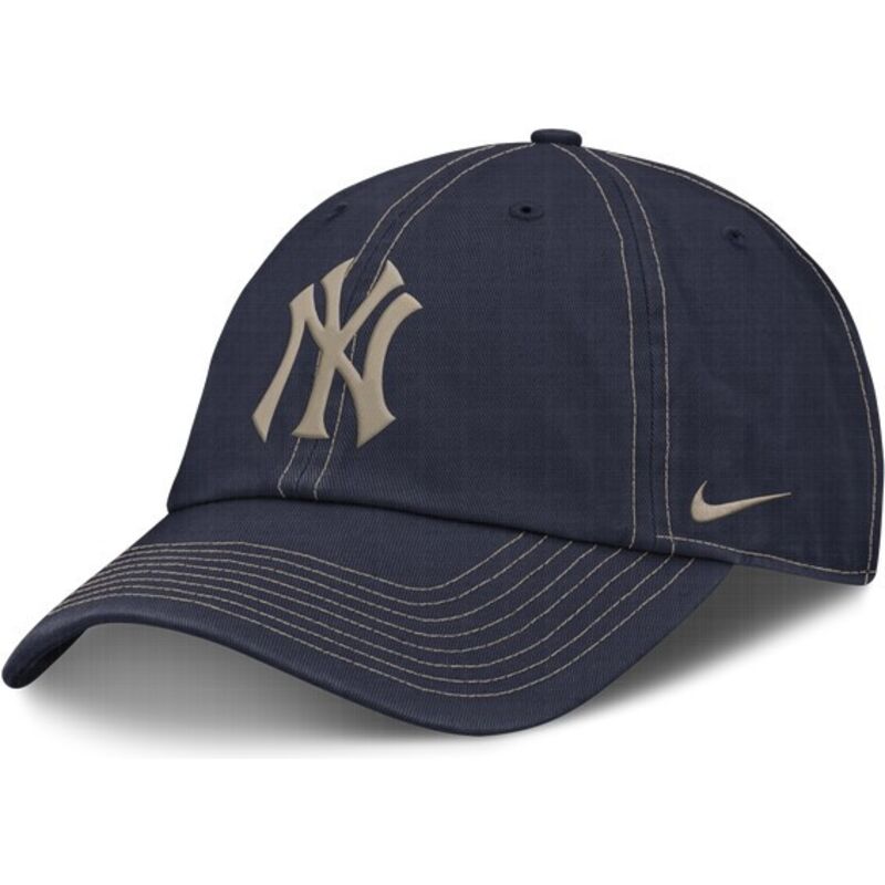 gorra-curva-azul-marino-ajustable-con-logo-beige-fathers-day-club-unstructured-organic-cotton-de-new-york-yankees-mlb-de-nike
